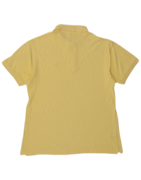 Polo da uomo Lacoste taglia 4 media in cotone giallo