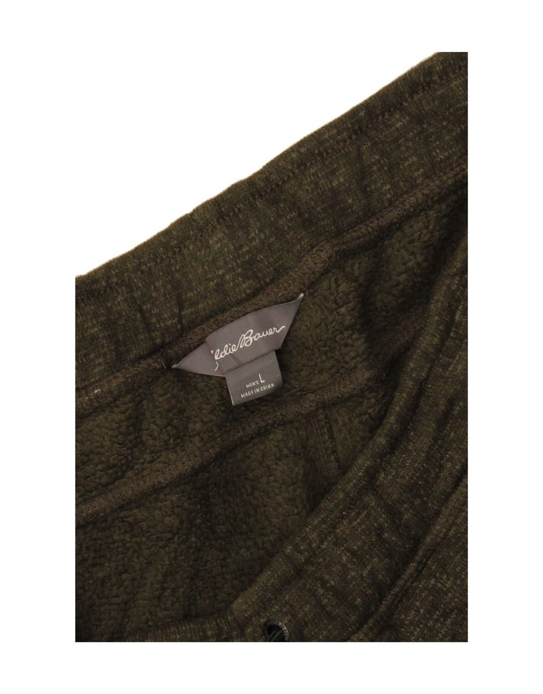 EDDIE BAUER Mens Tracksuit Trousers Large  Khaki Polyester Vintage Eddie Bauer and Second-Hand Eddie Bauer from Messina Hembry 