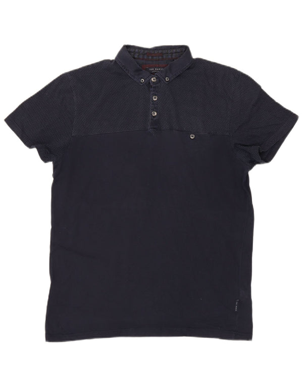 Polo da uomo Ted Baker taglia 3 media blu navy