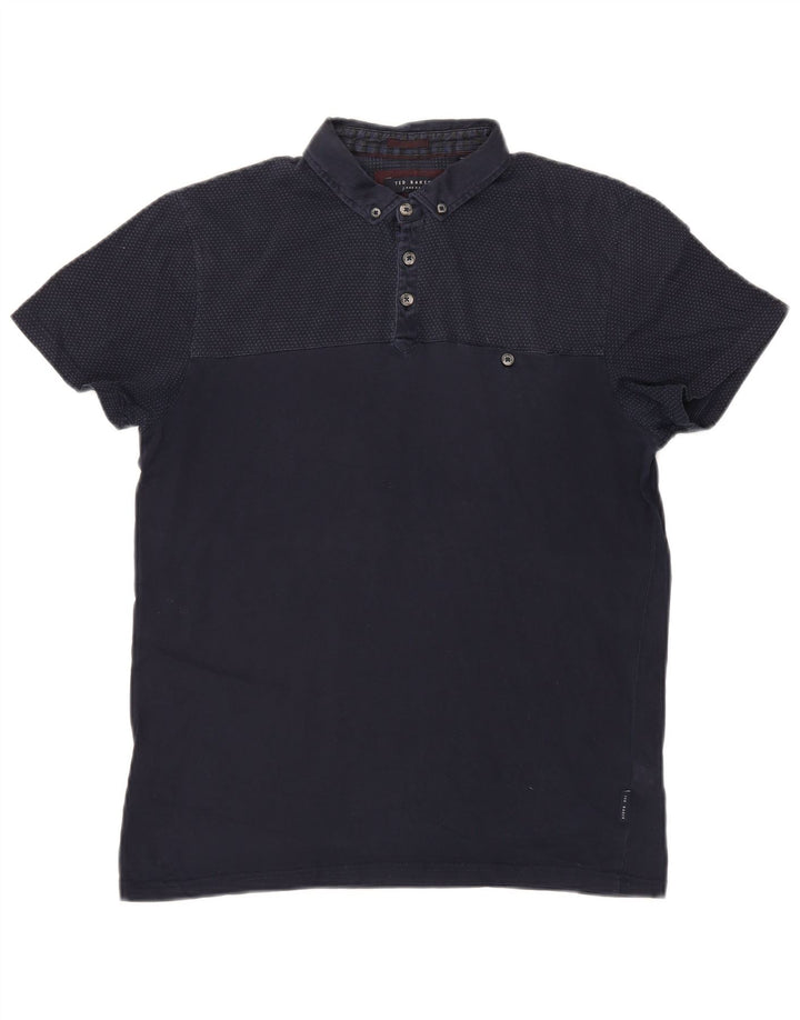 Polo da uomo Ted Baker taglia 3 media blu navy
