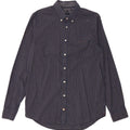 Camicia slim fit da uomo Tommy Hilfiger in cotone a quadretti blu navy medio