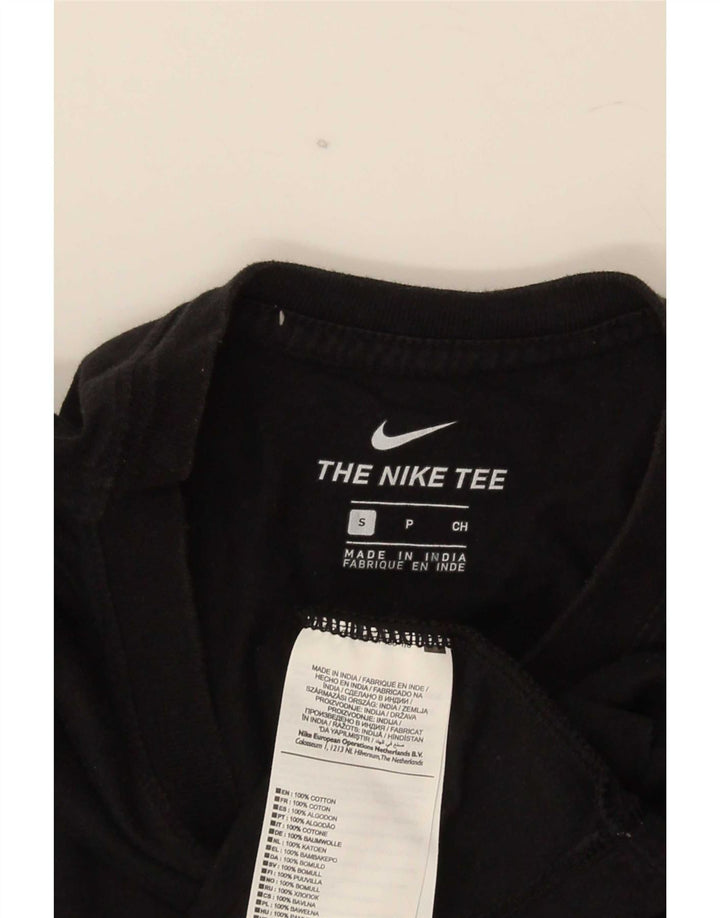 T-shirt grafica da uomo Nike Top Small in cotone nero