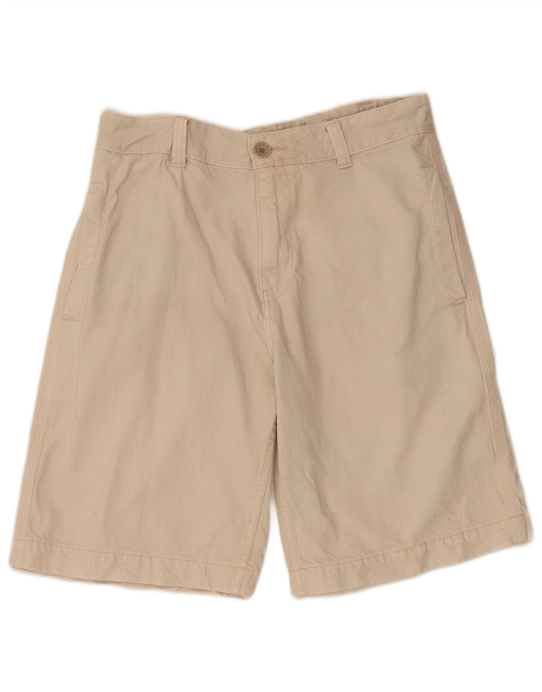TIMBERLAND Mens Cargo Shorts W31 Medium Beige Cotton