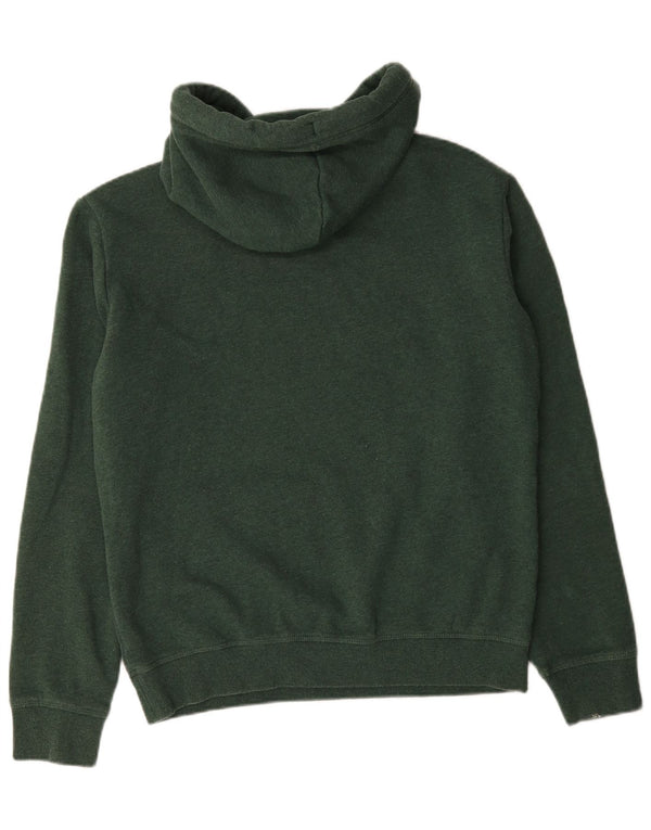 Felpa con cappuccio da uomo Superdry grande in cotone verde