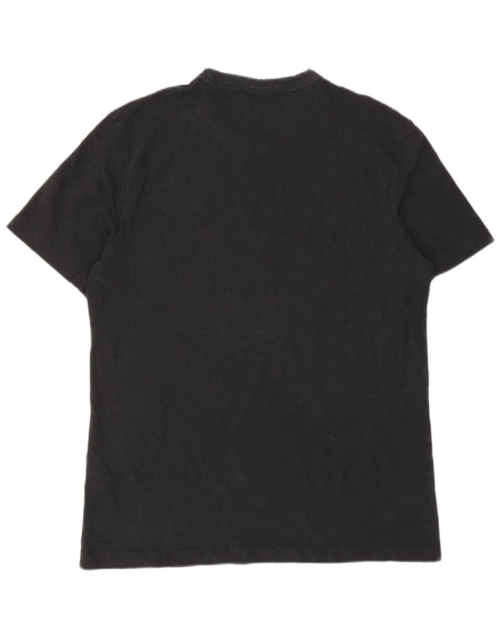 T-shirt da uomo Cos Top grande in cotone nero