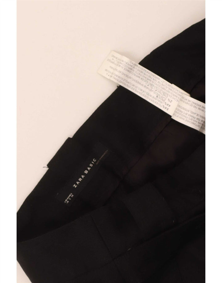 Pantaloni chino svasati da donna Zara EU 40 medi W30 L32 neri