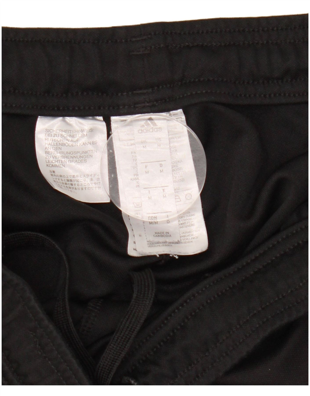 Pantaloni da tuta da uomo Adidas Medium Nero Poliestere