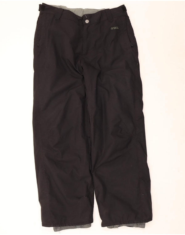 Pantaloni da sci da uomo Animal Large neri in poliammide