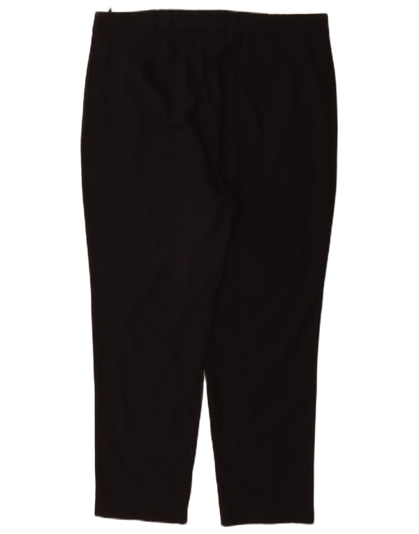 Pantaloni chino affusolati da donna Marks & Spencer UK 14 Large W32 L26 Neri