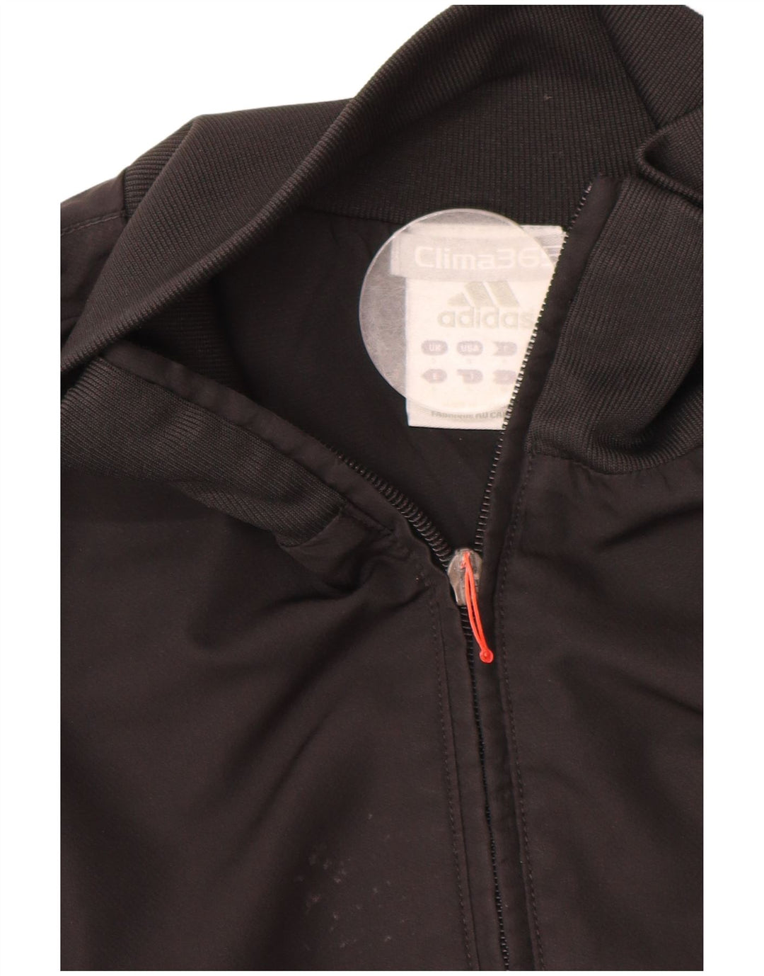 Giacca da tuta da uomo ADIDAS Clima 365 piccola in poliestere nero