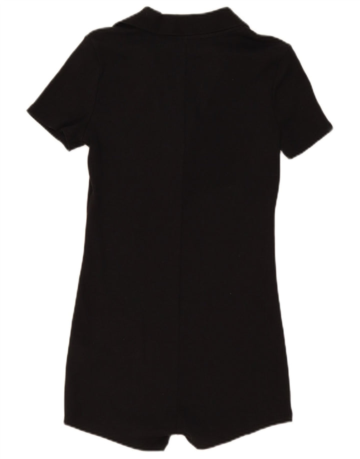 Tutina corta da donna Zara UK 14 grande cotone nero