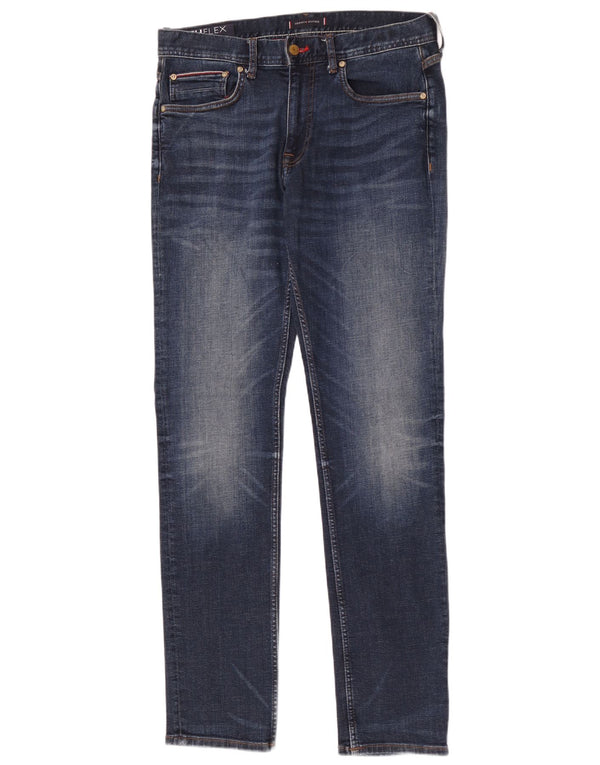 Jeans dritti Denton da uomo Tommy Hilfiger W32 L34 cotone blu
