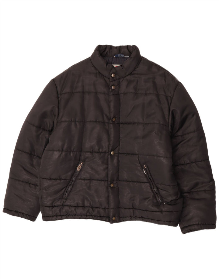 Giacca imbottita da uomo Levi's UK 42 XL nera in poliammide