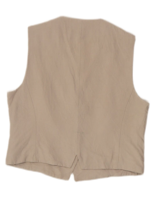Gilet Zara da donna UK 14 grande beige