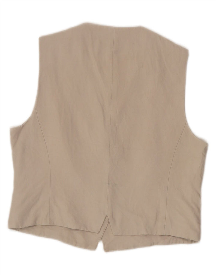 Gilet Zara da donna UK 14 grande beige