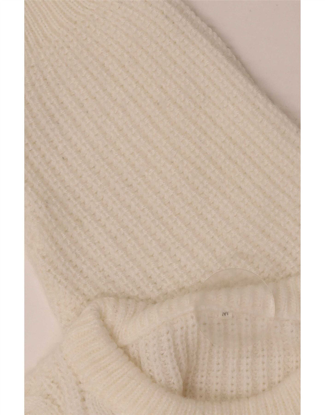 Maglione girocollo da uomo vintage color bianco sporco medio