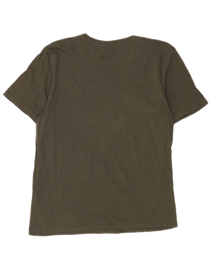 T-shirt Nike da uomo dal taglio atletico, in cotone verde medio