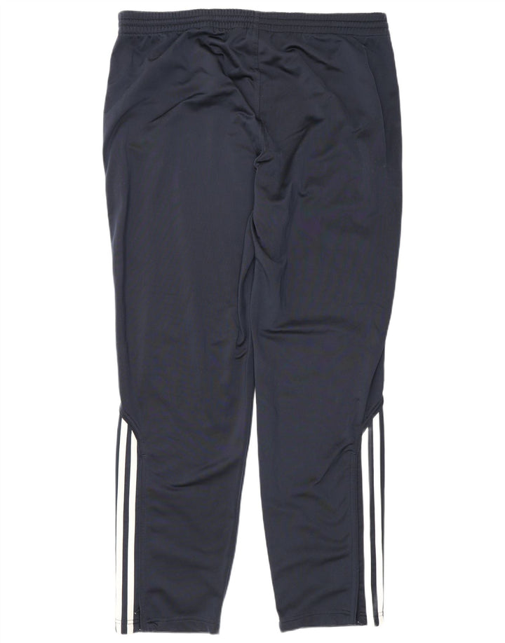 Pantaloni da tuta da uomo Adidas UK 40/42 Poliestere blu navy medio