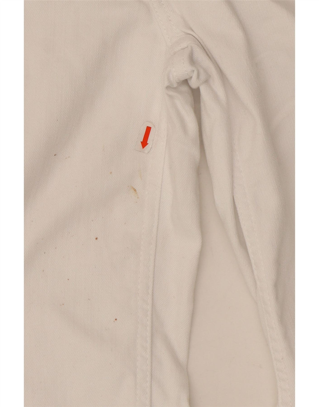 Jeans dritti da donna Zara EU 36 XS W26 L29 Bianco