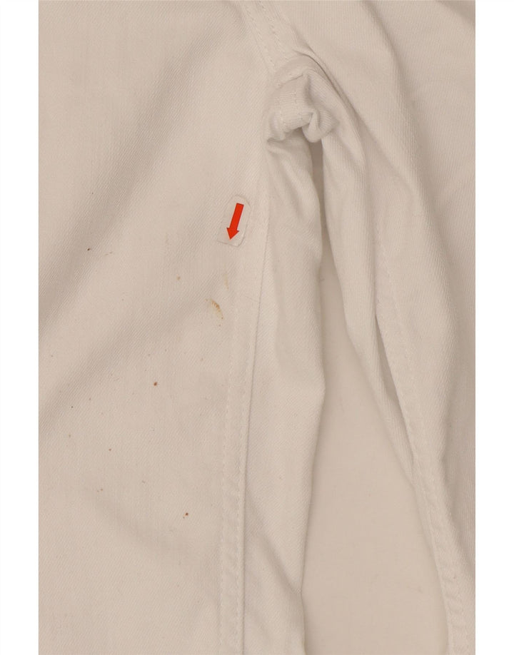 Jeans dritti da donna Zara EU 36 XS W26 L29 Bianco