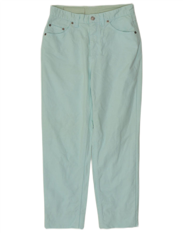 Jeans affusolati da donna Benetton W30 L25 cotone turchese