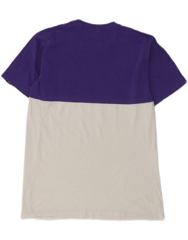 T-shirt da uomo Vans Classic Fit, top in cotone color block viola medio