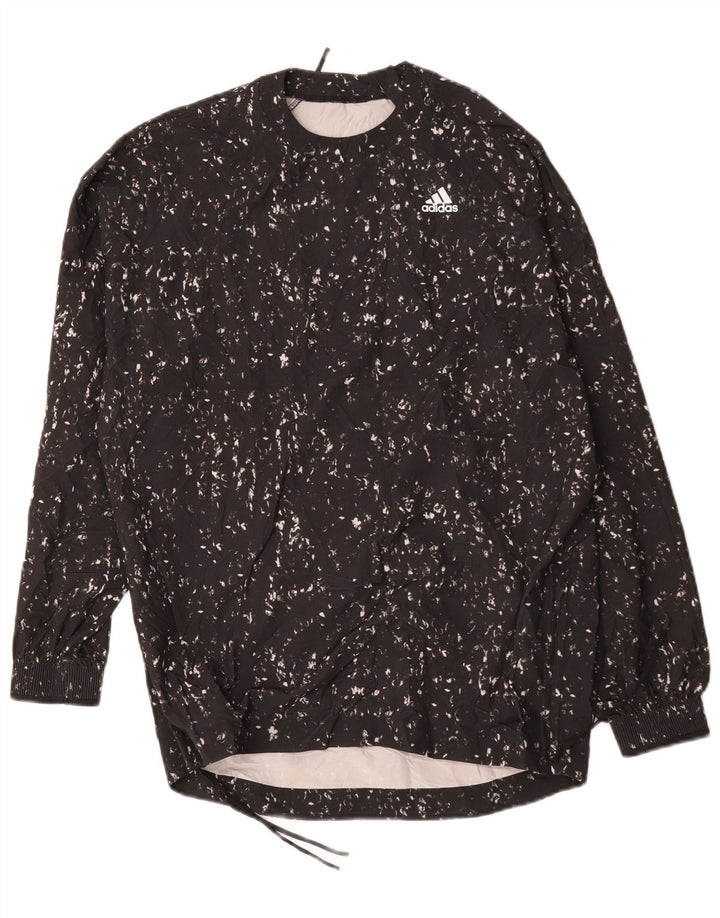 Top da tuta Adidas Aeroready Pullover da donna UK 12/14 Medium Nero