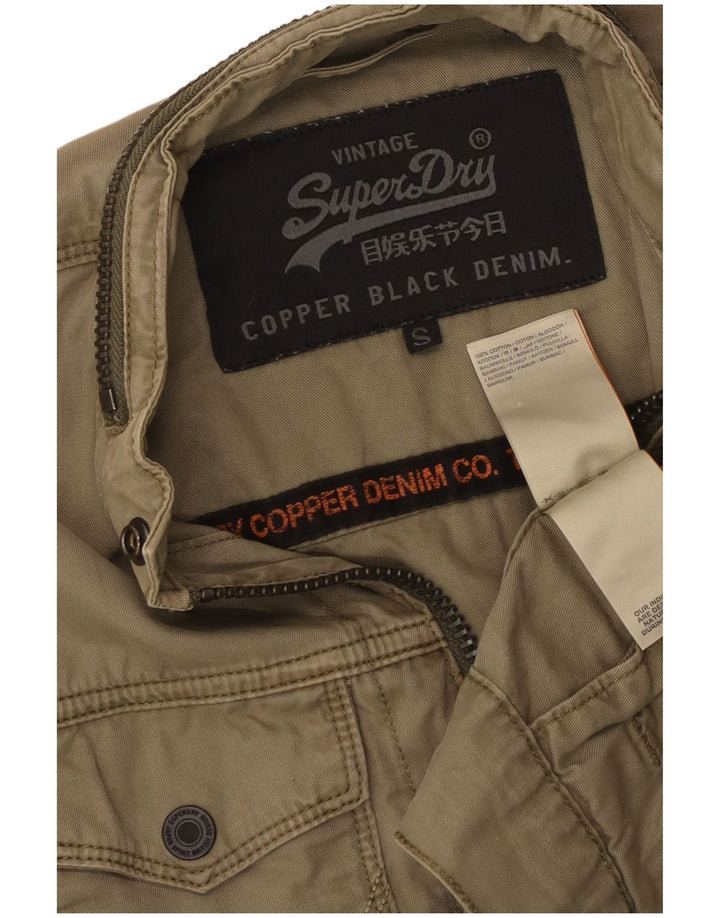 Giubbotto bomber da uomo Superdry UK 36 piccolo cotone kaki