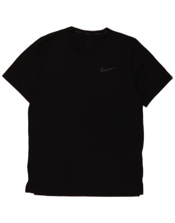 T-shirt Nike Dri Fit da uomo, piccola, in poliestere nero