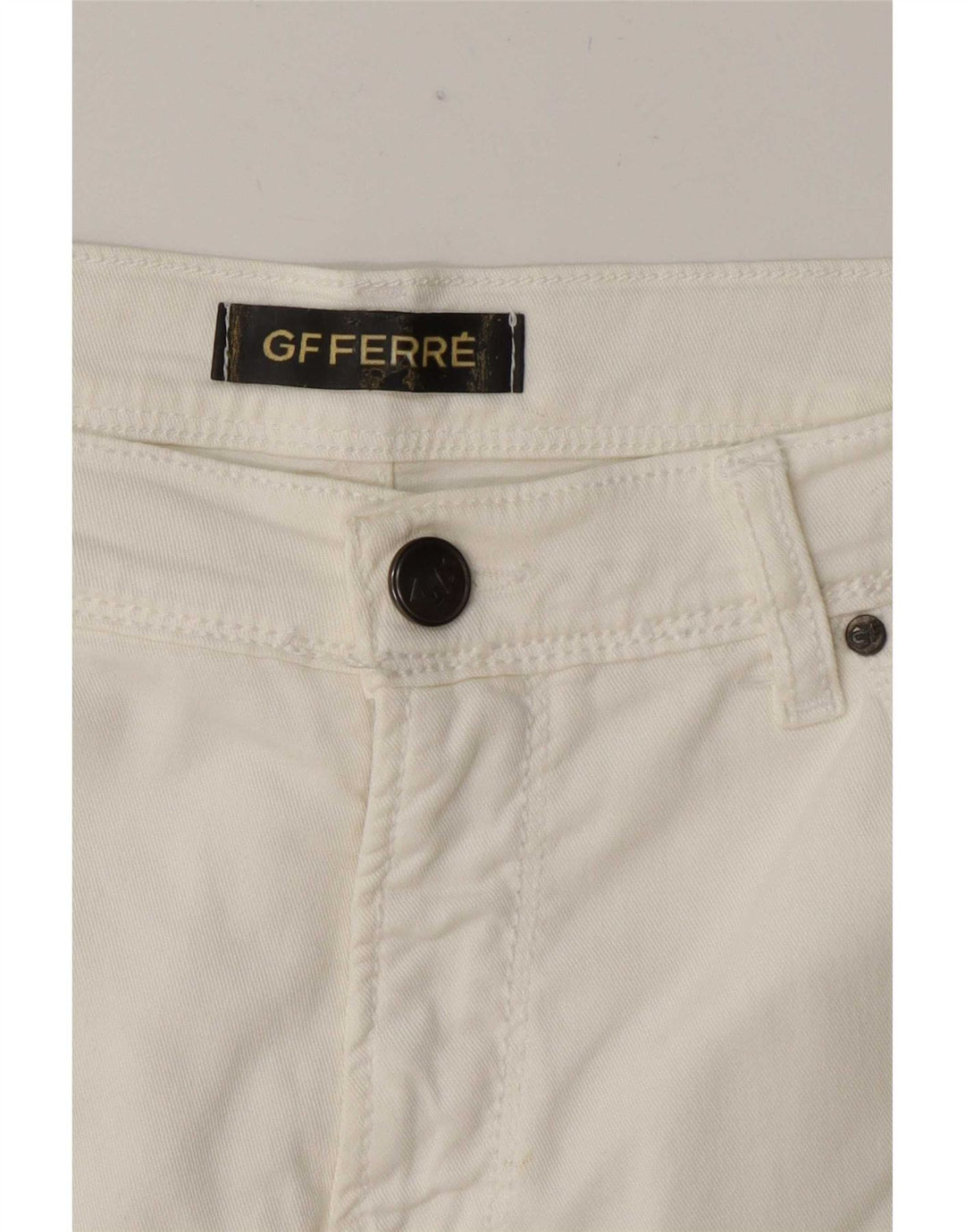 Jeans bootcut da donna GF Ferre W34 L31 Bianco
