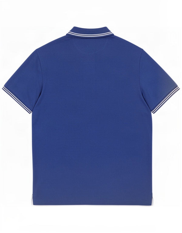 Champion Mens Easy Fit Polo Shirt Large Blue Striped