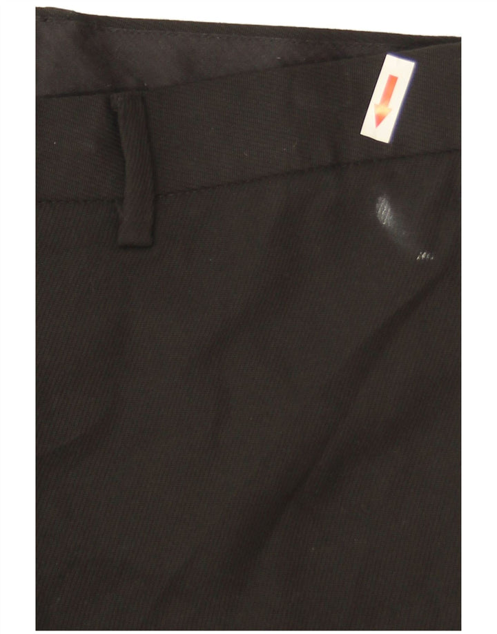Pantaloni chino dritti da donna Marks & Spencer W32 L31 poliestere nero