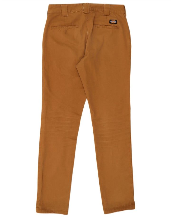 Pantaloni chino slim fit da uomo Dickies W32 L32 poliestere marrone