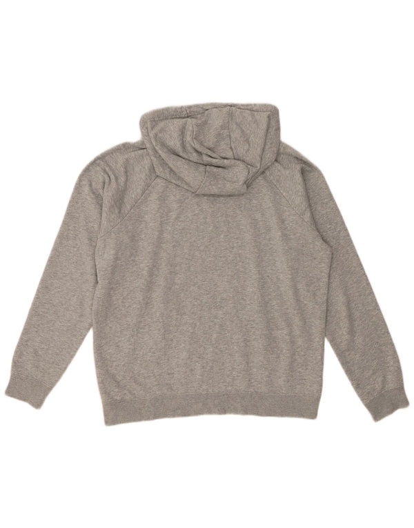 Felpa con cappuccio da donna Nike UK 14 cotone screziato grigio medio