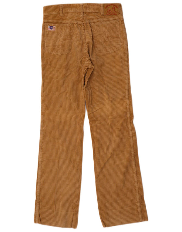 Pantaloni dritti da uomo in velluto a coste Pooh W32 L31 in cotone beige