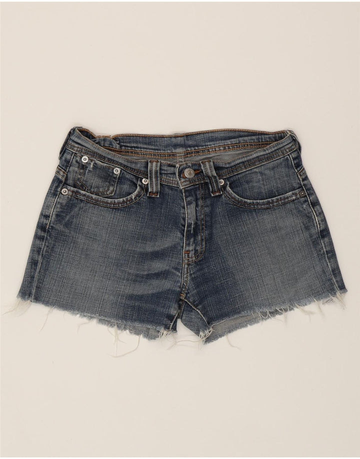 LEVI'S Womens Denim Shorts W26 Small Blue Vintage Levi's and Second-Hand Levi's from Messina Hembry 