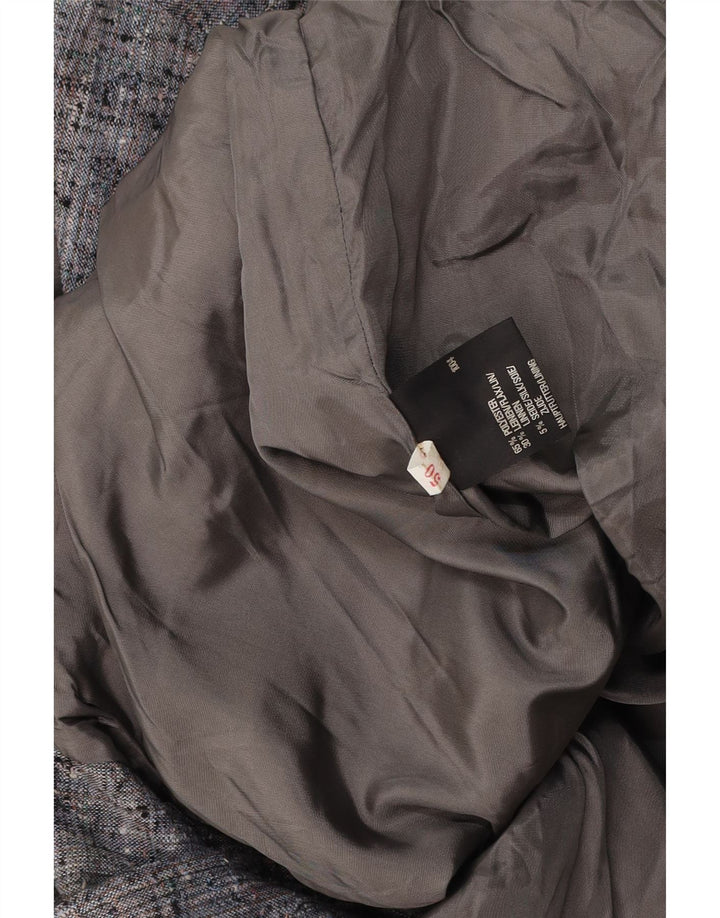 Giubbotto bomber oversize da donna VINTAGE IT 50 XL Poliestere chiazzato grigio