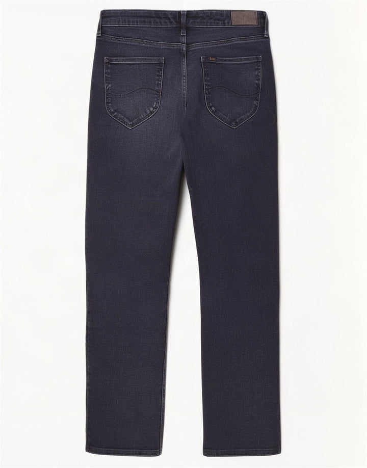 Jeans dritti Marion da donna Lee W28 L26 cotone blu navy