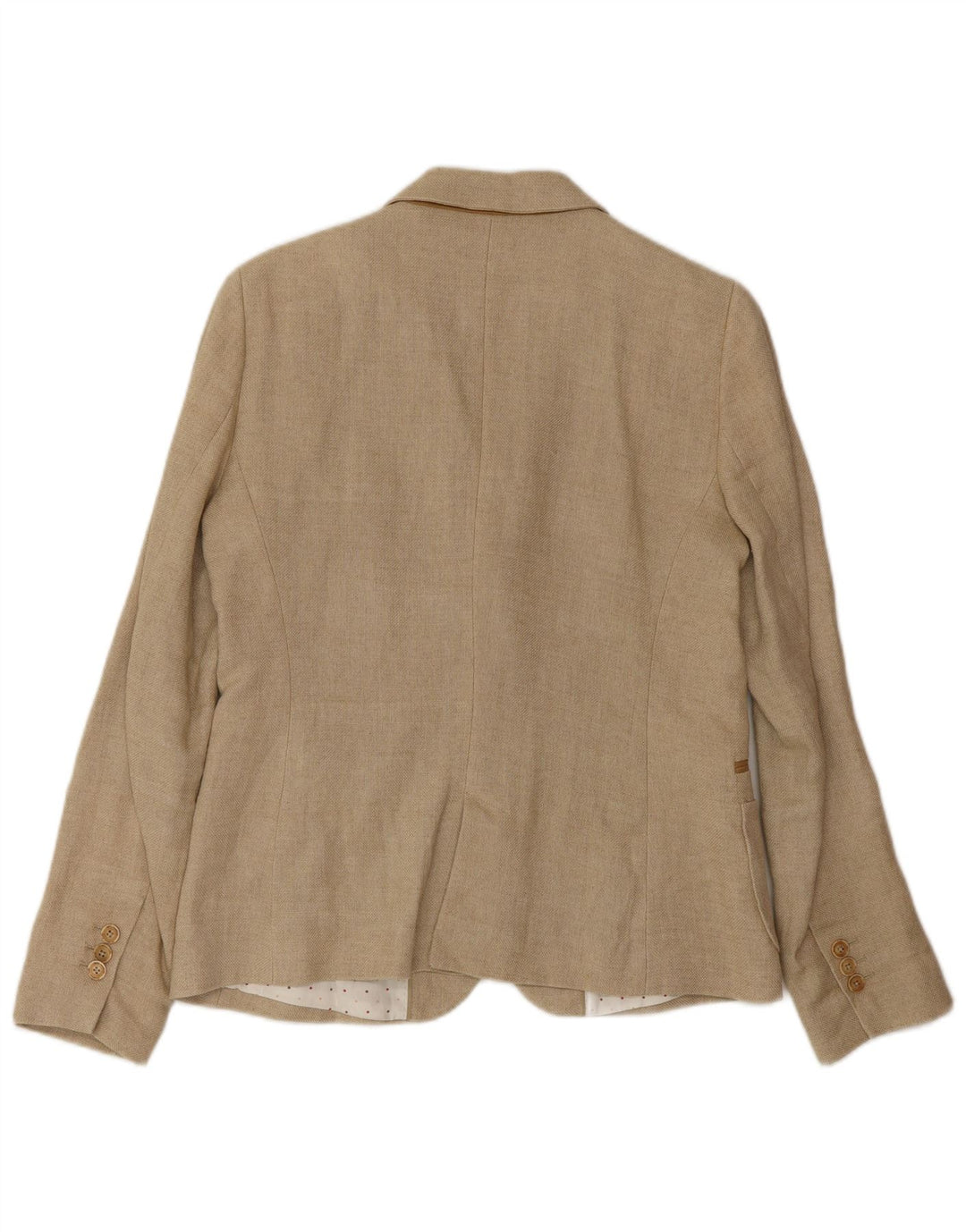 Giacca blazer a 2 bottoni da donna Massimo Dutti EU 42 Large Beige