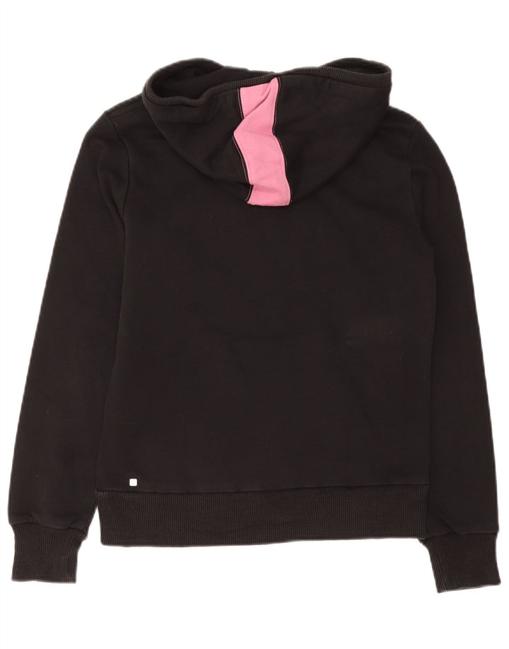 Felpa con cappuccio grafica da donna Puma UK 12 media nera