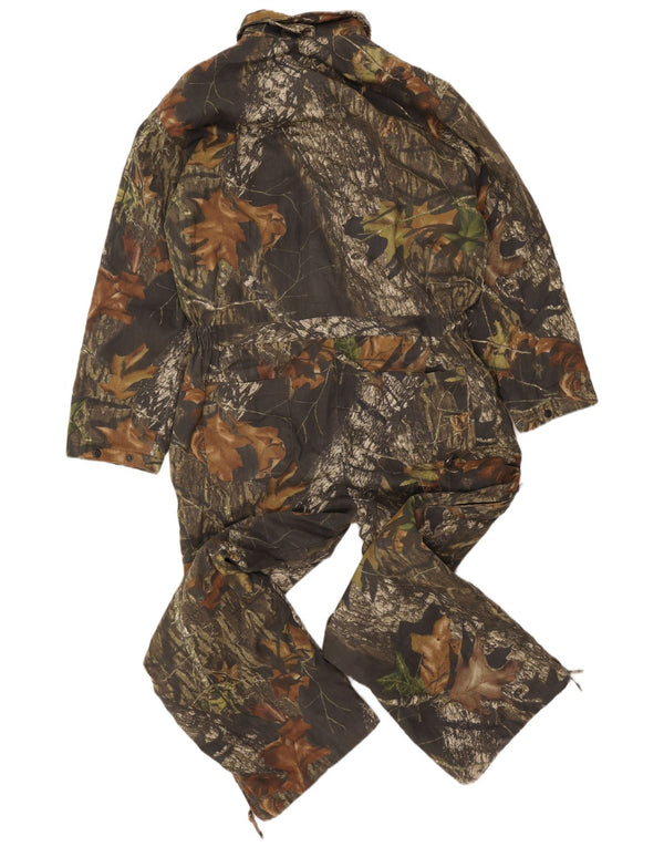 Mossy Oak Mens Hunting Jumpsuit Large  Khaki Camouflage Cotton