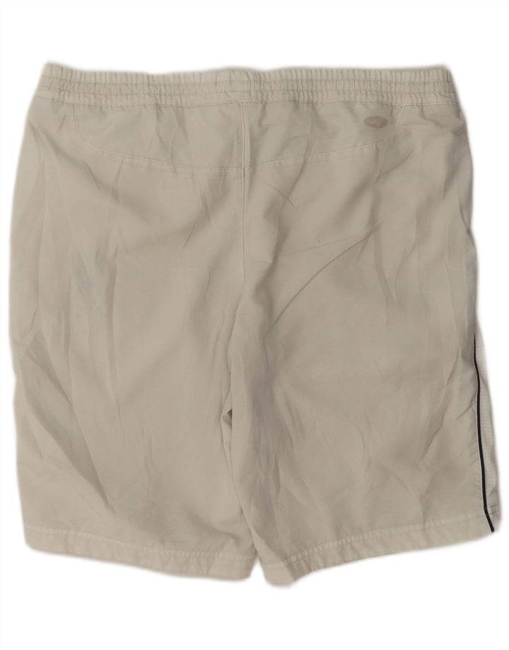 Pantaloncini sportivi Adidas Clima 365 da uomo piccoli in poliestere bianco