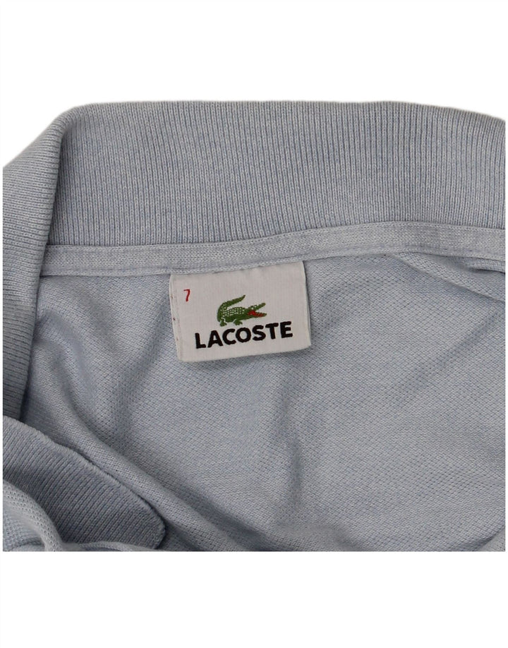 Polo da uomo Lacoste taglia 7 2XL cotone blu