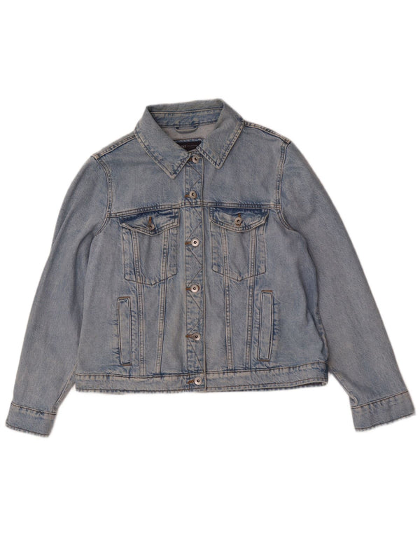 Giacca in denim da donna Marks & Spencer UK 18 XL cotone blu