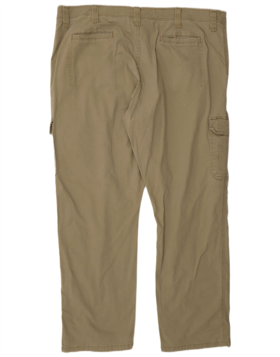 Pantaloni cargo da uomo dalla vestibilità comoda WRANGLER W42 L30 cotone kaki