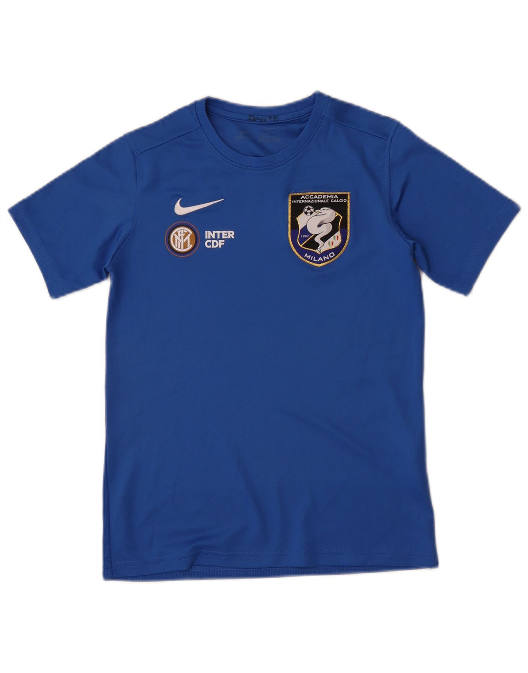 Maglietta grafica da ragazzo Nike Inter Milan, 12-13 anni, grande, blu