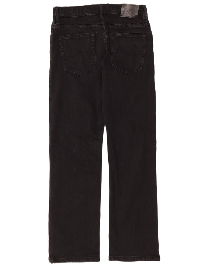 Jeans dritti da ragazzo LEE 13-14 anni W28 L28 cotone nero