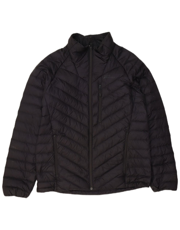 Giacca imbottita da uomo Jack Wolfskin UK 42 XL poliestere nero