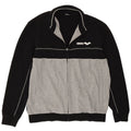 Giacca da tuta da uomo Arena 2XL in cotone color block nero