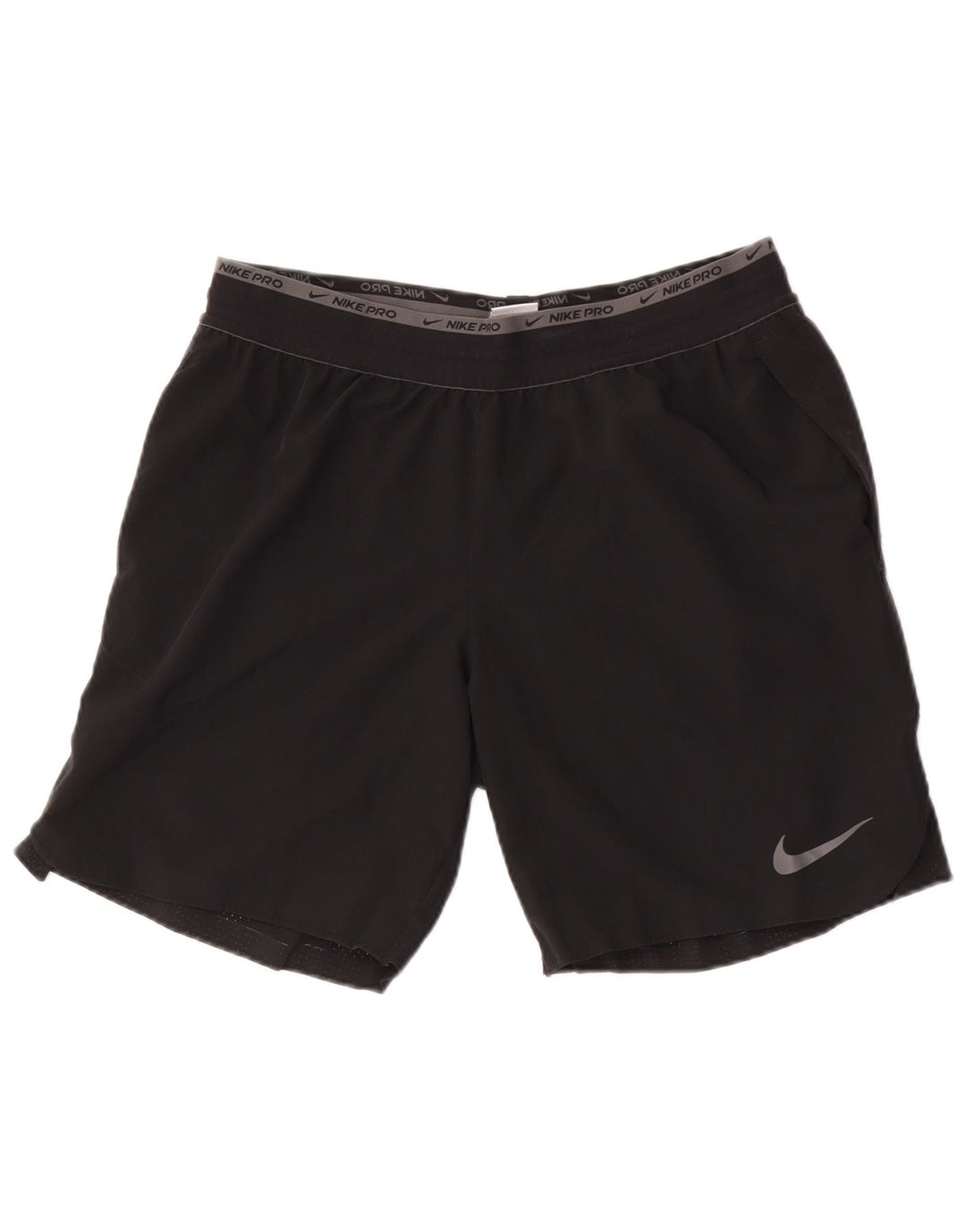 Pantaloncini sportivi Nike Dri Fit da uomo, grandi, in poliestere nero